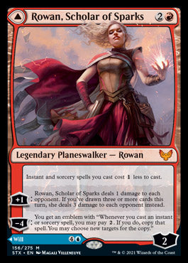 Rowan, Scholar of Sparks // Will, Scholar of Frost [Strixhaven: School of Mages] | Fandemonia Ltd