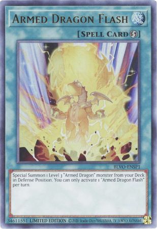 Armed Dragon Flash [BLVO-ENSP1] Ultra Rare | Fandemonia Ltd