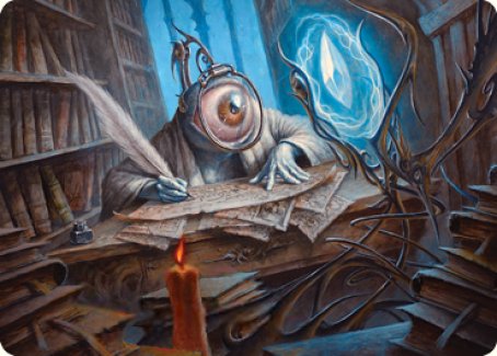 Unblinking Observer Art Card [Innistrad: Midnight Hunt Art Series] | Fandemonia Ltd