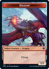 Dragon // Dragon Double-Sided Token [Starter Commander Decks] | Fandemonia Ltd