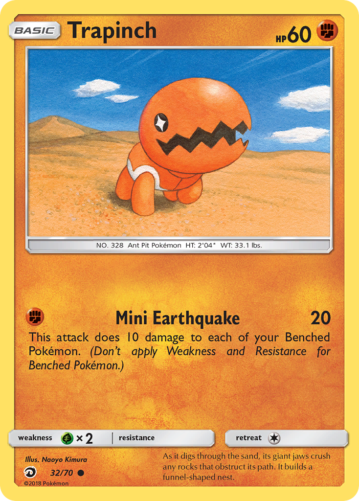 Trapinch (32/70) [Sun & Moon: Dragon Majesty] | Fandemonia Ltd
