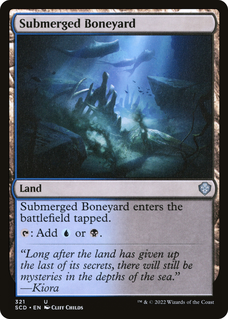 Submerged Boneyard [Starter Commander Decks] | Fandemonia Ltd