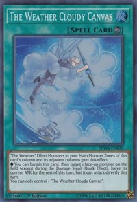 The Weather Cloudy Canvas [SPWA-EN038] Super Rare | Fandemonia Ltd