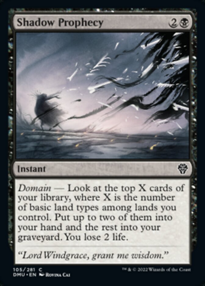 Shadow Prophecy [Dominaria United] | Fandemonia Ltd