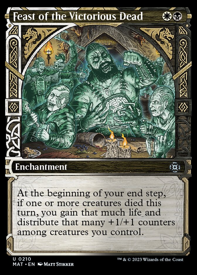 Feast of the Victorious Dead (Showcase Halo Foil) [March of the Machine: The Aftermath] | Fandemonia Ltd