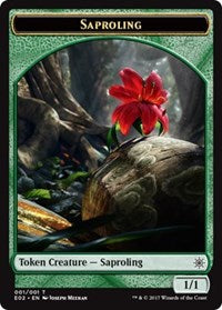 Saproling // Treasure (007) Double-sided Token [Explorers of Ixalan] | Fandemonia Ltd