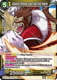 Absolute Defense Great Ape King Vegeta [BT3-092] | Fandemonia Ltd