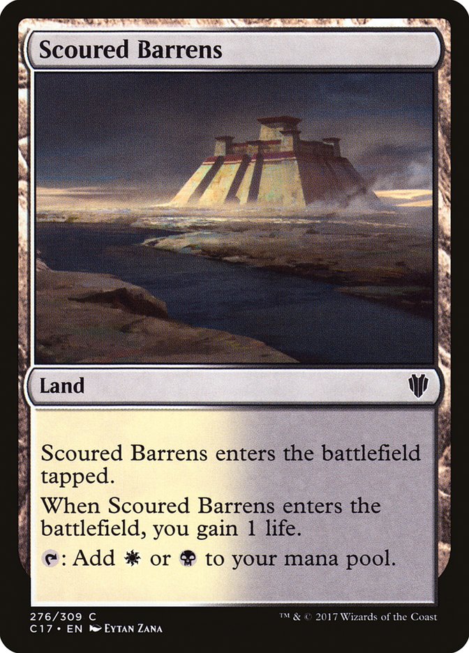 Scoured Barrens [Commander 2017] | Fandemonia Ltd