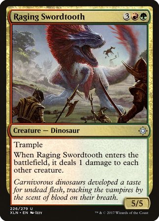 Raging Swordtooth [Ixalan] | Fandemonia Ltd