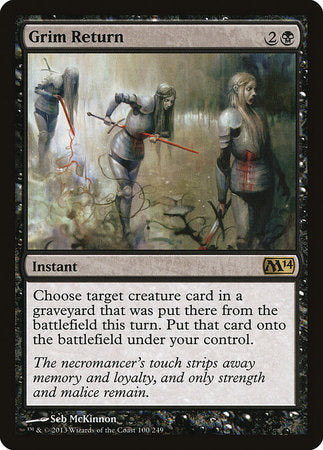 Grim Return [Magic 2014] | Fandemonia Ltd
