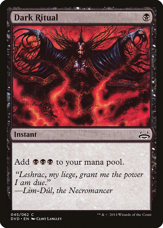 Dark Ritual (Divine vs. Demonic) [Duel Decks Anthology] | Fandemonia Ltd