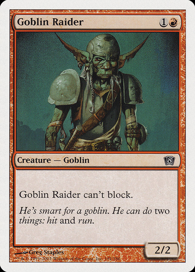 Goblin Raider [Eighth Edition] | Fandemonia Ltd