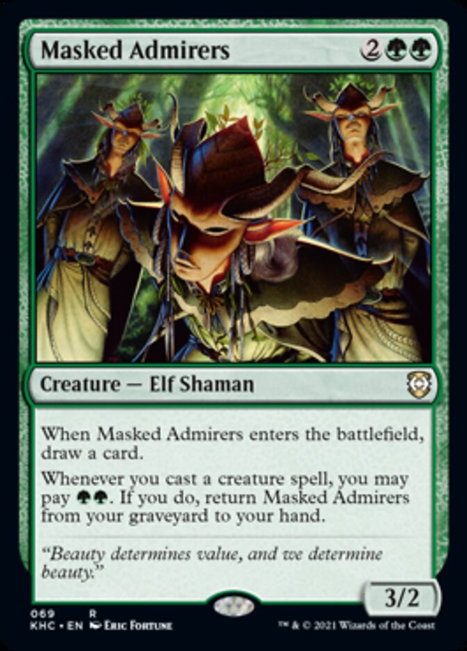 Masked Admirers [Kaldheim Commander] | Fandemonia Ltd