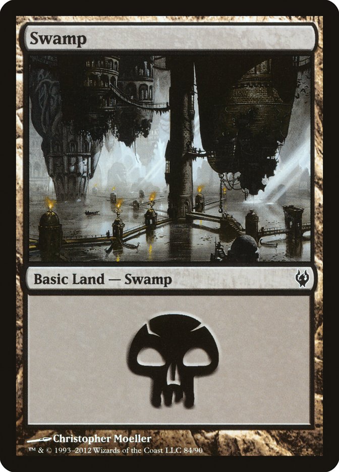 Swamp (84) [Duel Decks: Izzet vs. Golgari] | Fandemonia Ltd