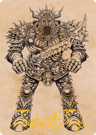 Iron Golem (Showcase) Art Card (Gold-Stamped Signature) [Dungeons & Dragons: Adventures in the Forgotten Realms Art Series] | Fandemonia Ltd