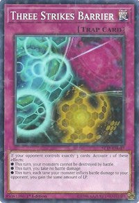 Three Strikes Barrier (Starfoil) [SP18-EN045] Starfoil Rare | Fandemonia Ltd
