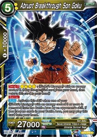 Abrupt Breakthrough Son Goku [BT4-076] | Fandemonia Ltd