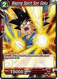 Blazing Spirit Son Goku [BT4-005] | Fandemonia Ltd