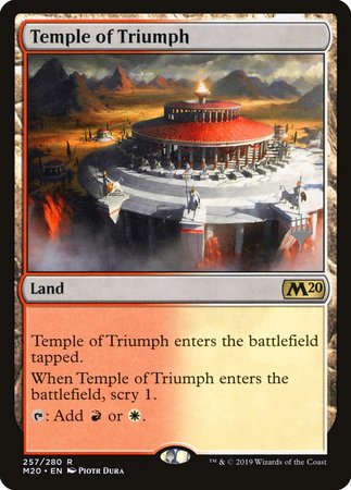 Temple of Triumph [Core Set 2020 Promos] | Fandemonia Ltd