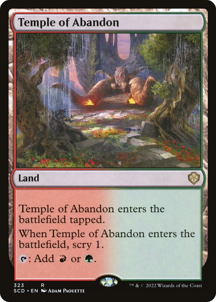 Temple of Abandon [Starter Commander Decks] | Fandemonia Ltd