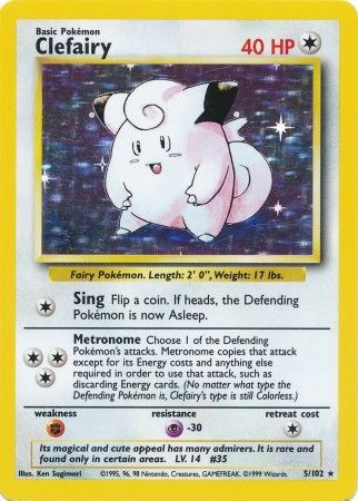 Clefairy (5/102) [Base Set Unlimited] | Fandemonia Ltd