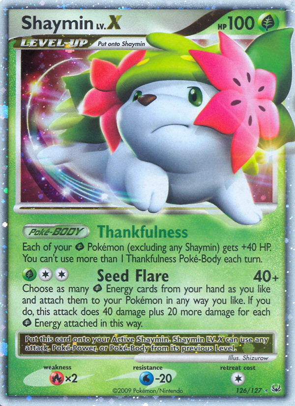 Shaymin LV.X (126/127) [Platinum: Base Set] | Fandemonia Ltd