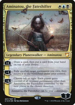 Aminatou, the Fateshifter [Commander 2018] | Fandemonia Ltd