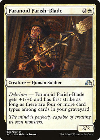Paranoid Parish-Blade [Shadows over Innistrad] | Fandemonia Ltd