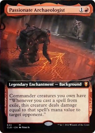 Passionate Archaeologist (Extended Art) [Commander Legends: Battle for Baldur's Gate] | Fandemonia Ltd