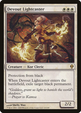 Devout Lightcaster [Zendikar] | Fandemonia Ltd
