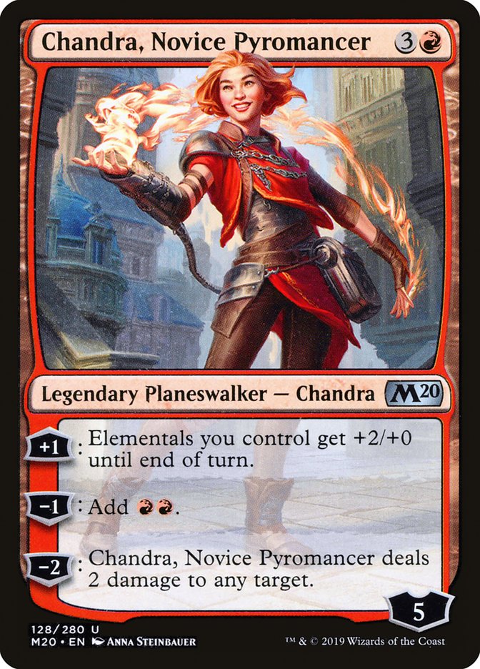 Chandra, Novice Pyromancer [Core Set 2020] | Fandemonia Ltd