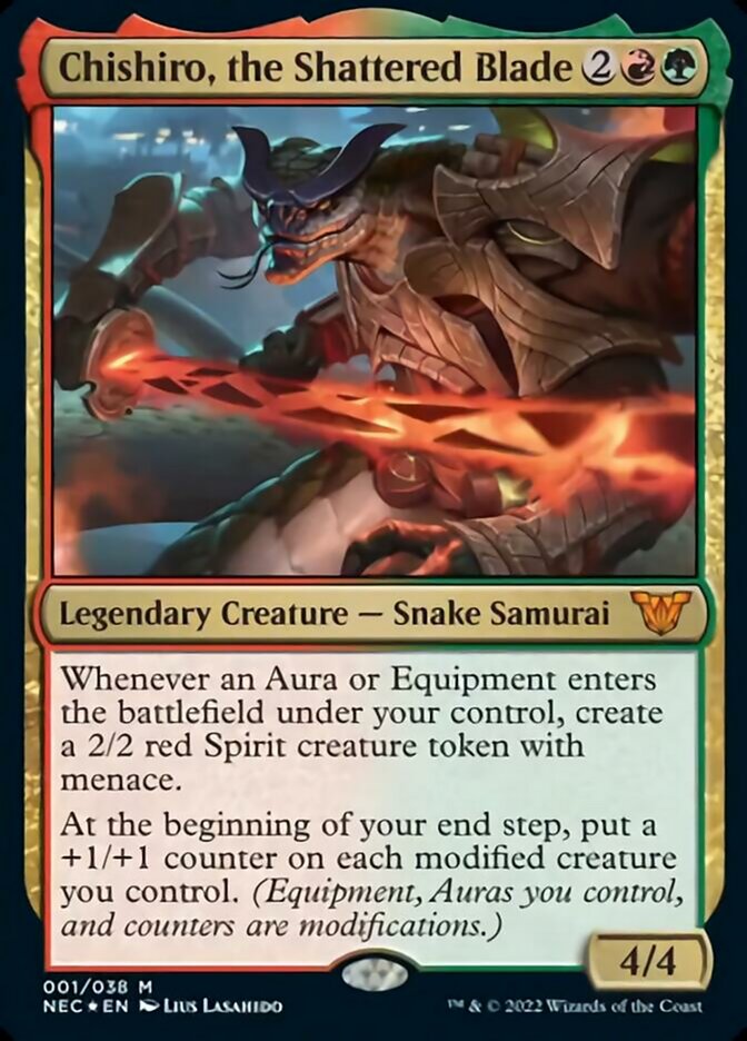 Chishiro, the Shattered Blade [Kamigawa: Neon Dynasty Commander] | Fandemonia Ltd