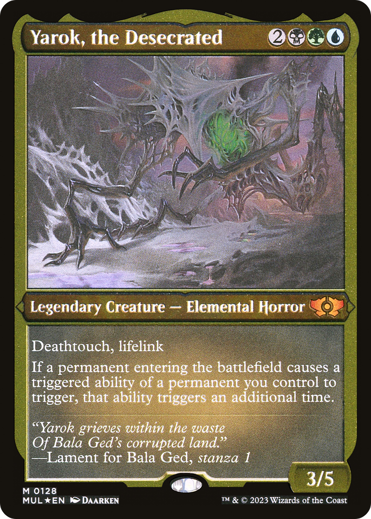 Yarok, the Desecrated (Foil Etched) [Multiverse Legends] | Fandemonia Ltd