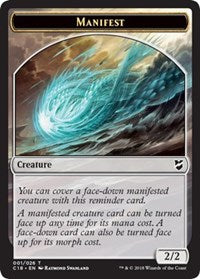 Manifest // Zombie Double-sided Token [Commander 2018] | Fandemonia Ltd