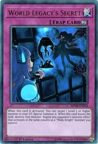 World Legacy's Secret [MP18-EN218] Ultra Rare | Fandemonia Ltd