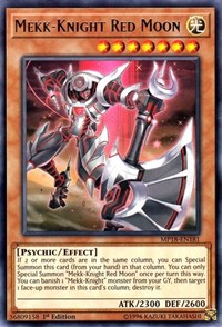 Mekk-Knight Red Moon [MP18-EN181] Rare | Fandemonia Ltd
