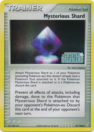 Mysterious Shard (81/100) (Stamped) [EX: Crystal Guardians] | Fandemonia Ltd