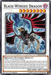 Black-Winged Dragon [LED3-EN028] Common | Fandemonia Ltd