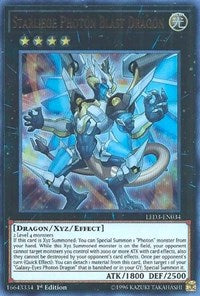 Starliege Photon Blast Dragon [LED3-EN034] Ultra Rare | Fandemonia Ltd