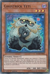 Ghostrick Yeti [AC18-EN004] Super Rare | Fandemonia Ltd