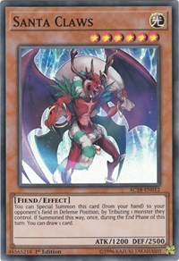 Santa Claws [AC18-EN012] Super Rare | Fandemonia Ltd