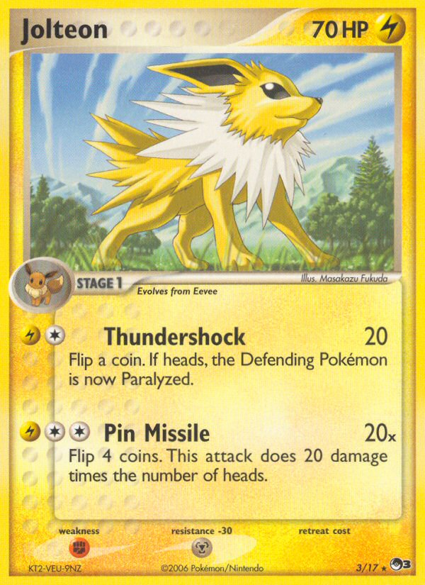 Jolteon (3/17) [POP Series 3] | Fandemonia Ltd