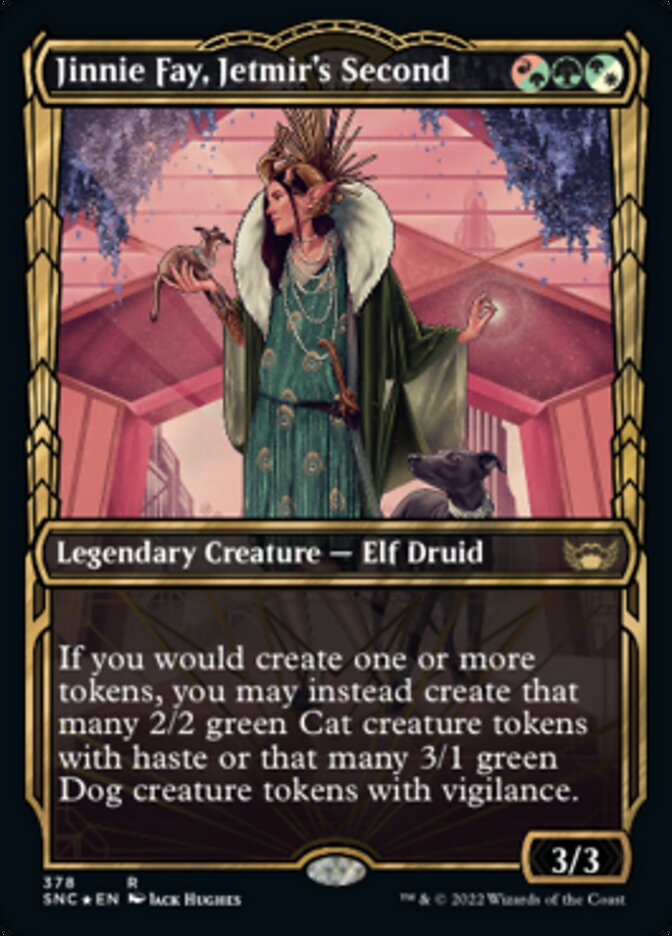 Jinnie Fay, Jetmir's Second (Showcase Golden Age Gilded Foil) [Streets of New Capenna] | Fandemonia Ltd