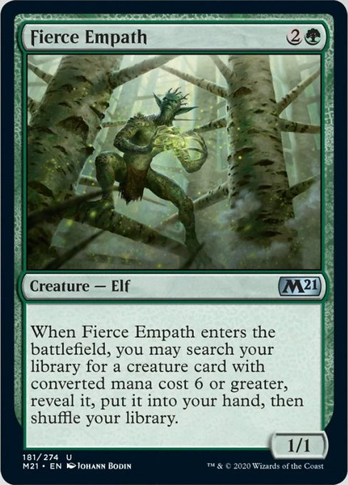 Fierce Empath [Core Set 2021] | Fandemonia Ltd