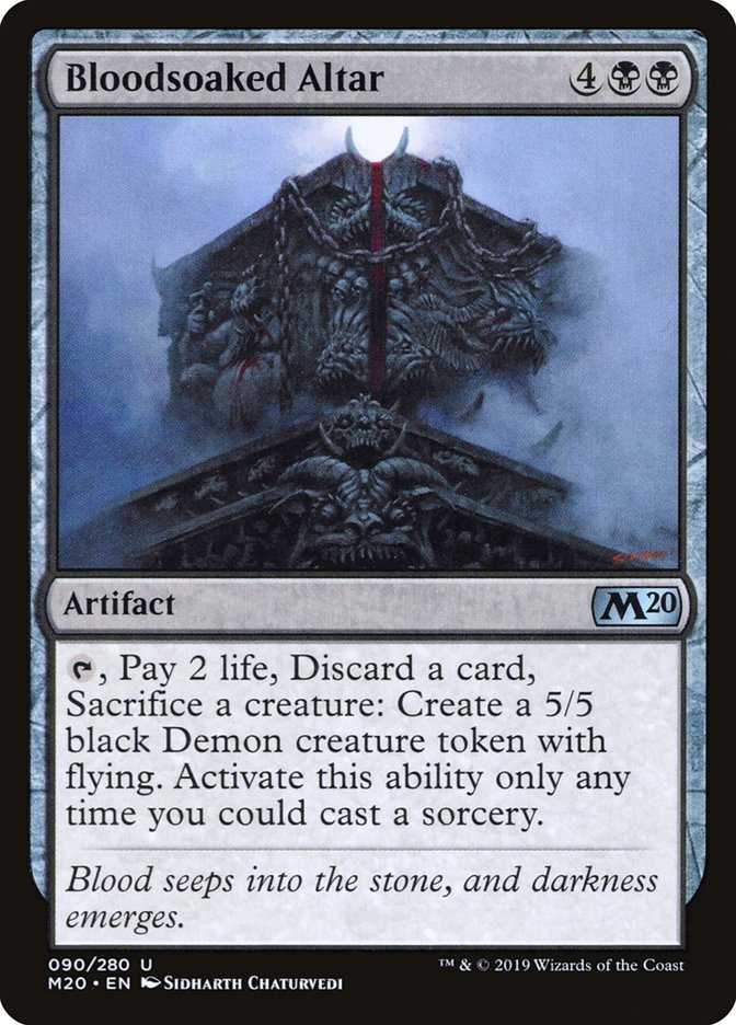 Bloodsoaked Altar [Core Set 2020] | Fandemonia Ltd