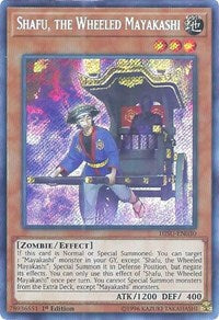 Shafu, the Wheeled Mayakashi [HISU-EN030] Secret Rare | Fandemonia Ltd