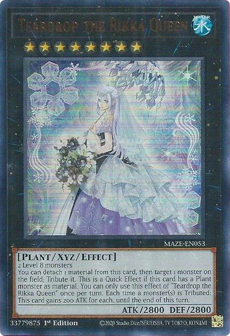 Teardrop the Rikka Queen [MAZE-EN053] Ultra Rare | Fandemonia Ltd