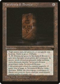 Bronze Tablet (Italian) - "Tavoletta di Bronzo" [Renaissance] | Fandemonia Ltd