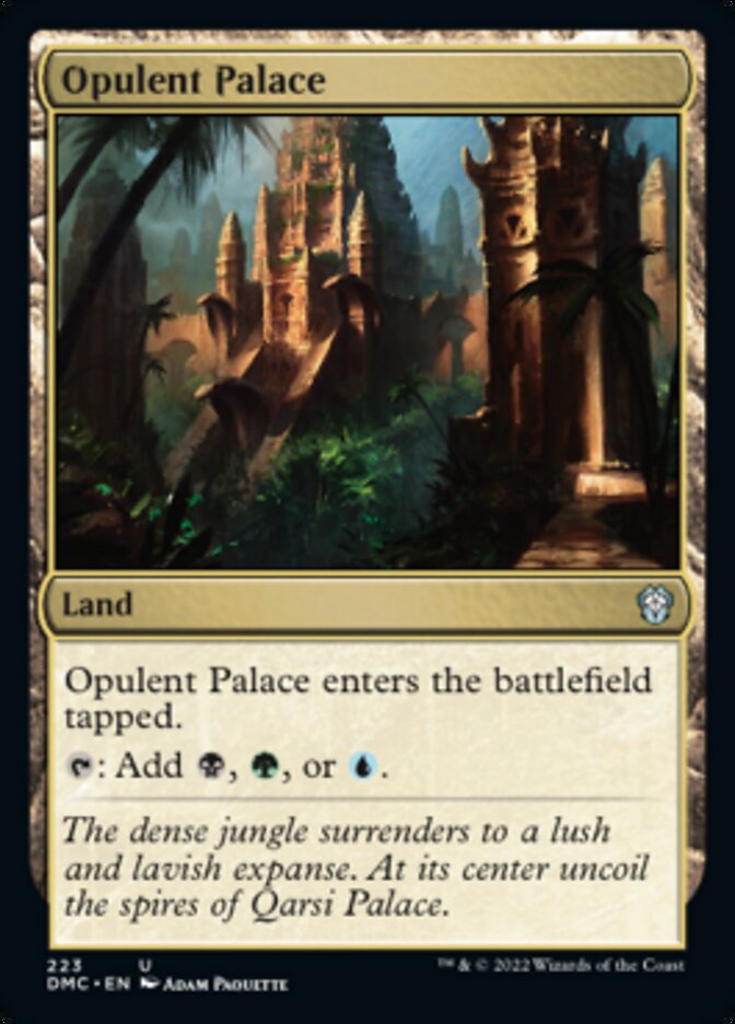 Opulent Palace [Dominaria United Commander] | Fandemonia Ltd