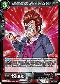 Commander Red, Head of the RR Army [BT6-113] | Fandemonia Ltd